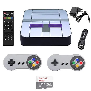 Mini Super Nintendo 93 mil jogos 2 controles - Vídeo Game Retro :  : Moda