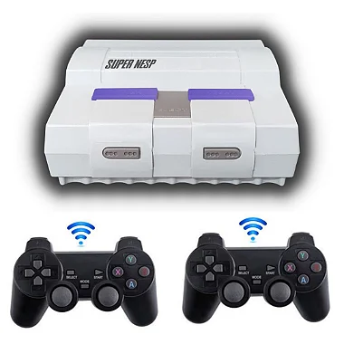 Mini Super nintendo 34 mil jogos 4 controles