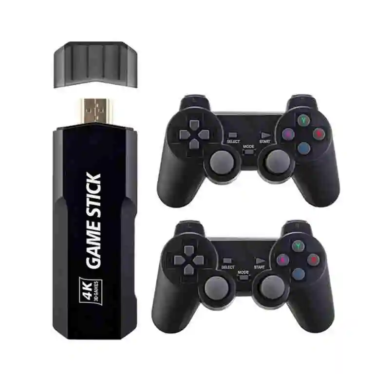 Super Game Stick Retrô Versão 2023 64 GB, com 10.000 jogos + 2 control